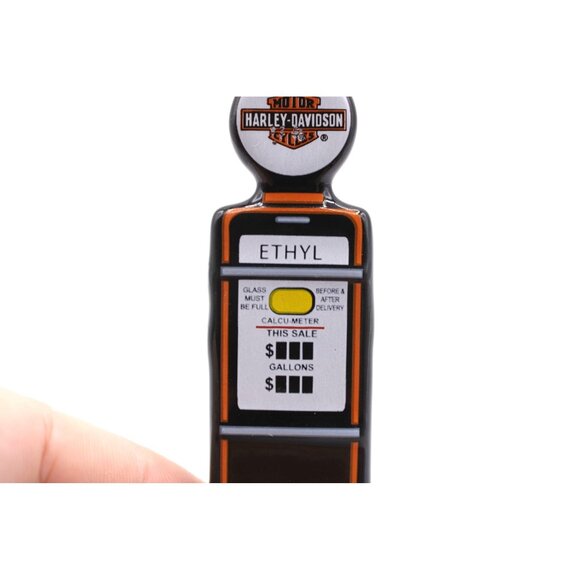 Harley-Davidson Ethyl Gas Pump Ornament 2013 Biker Decor Man Cave Rearview Mirro - Picture 9 of 11